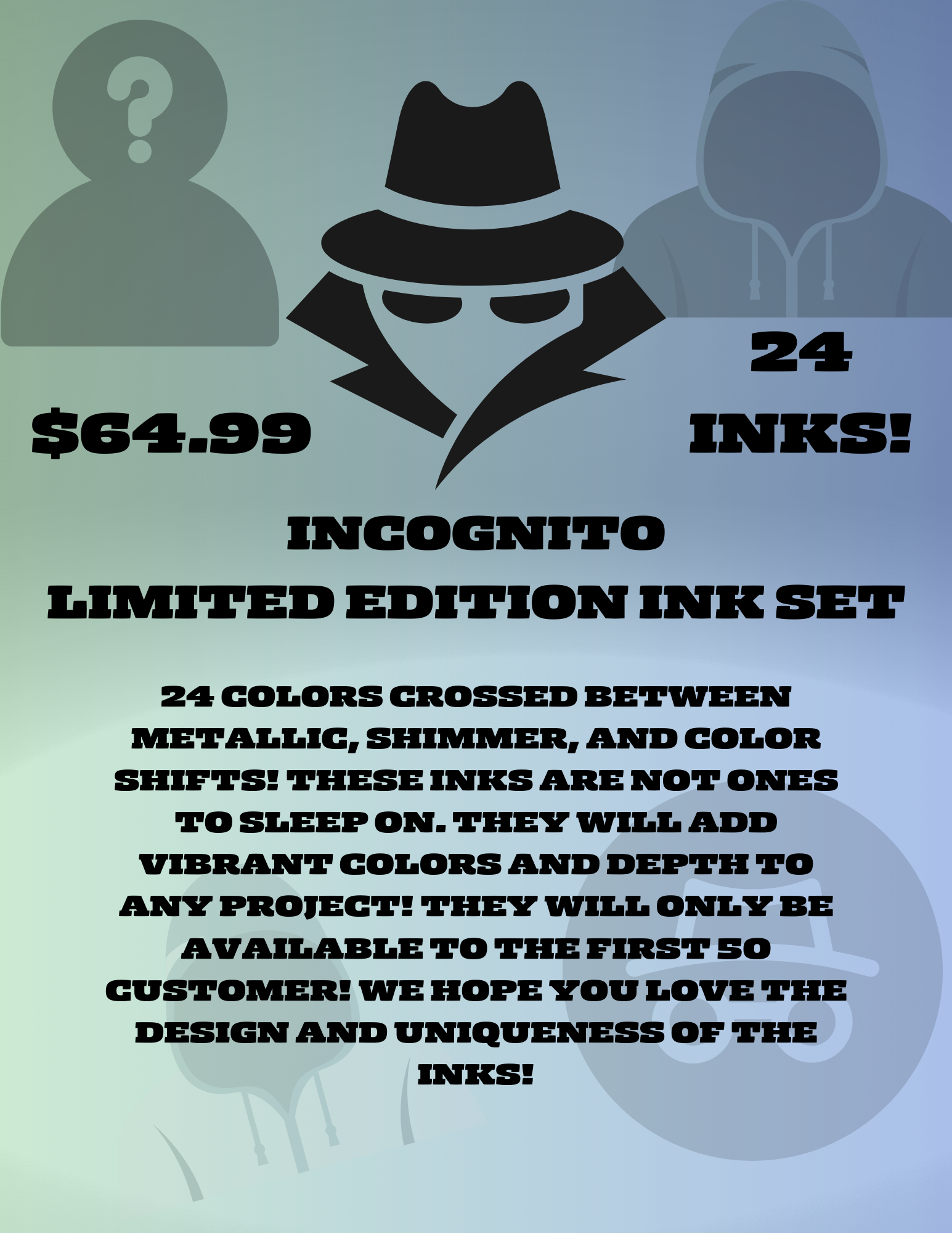 Incognito Limited Edition Ink Set