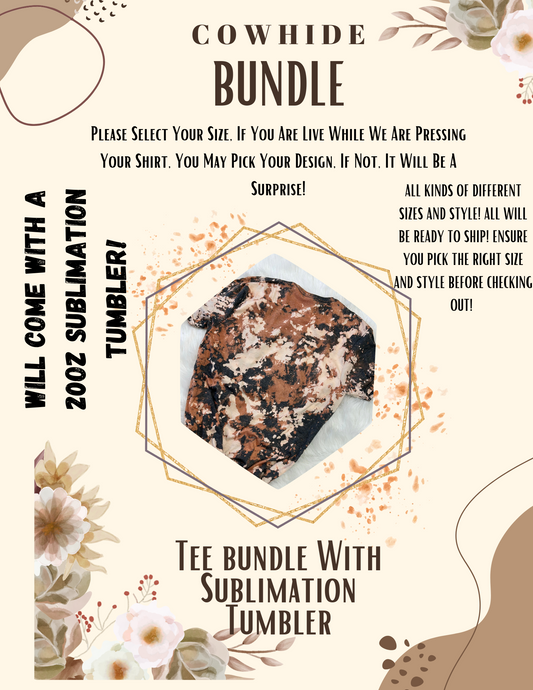Cowhide Ready To Ship Bundle! 12pm EST on 7/28