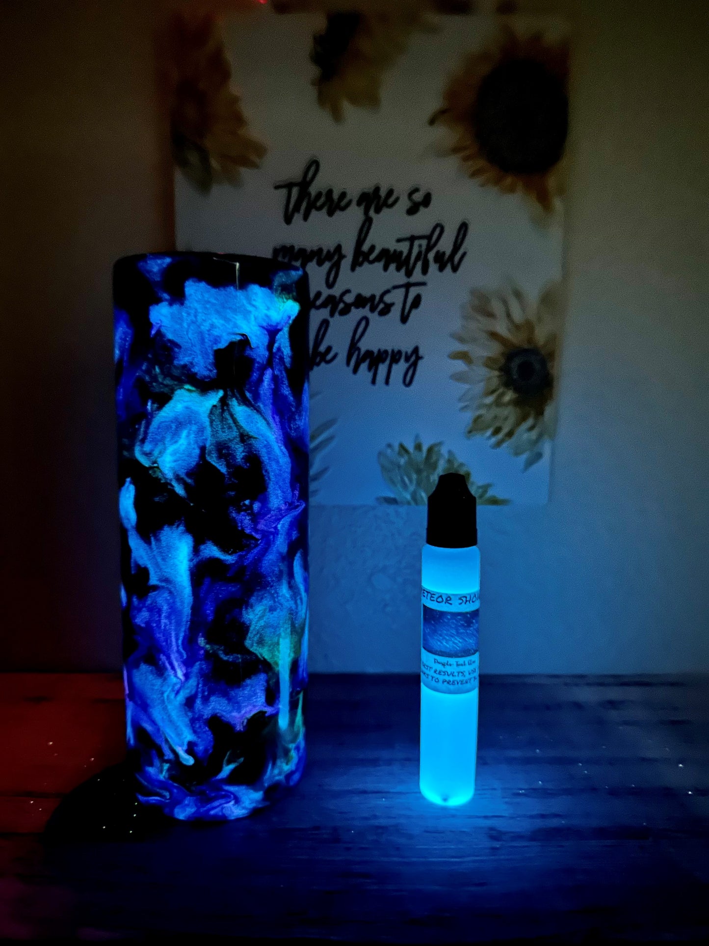 Meteor Showers GLOWING Exotic Color Shifting Top Coat