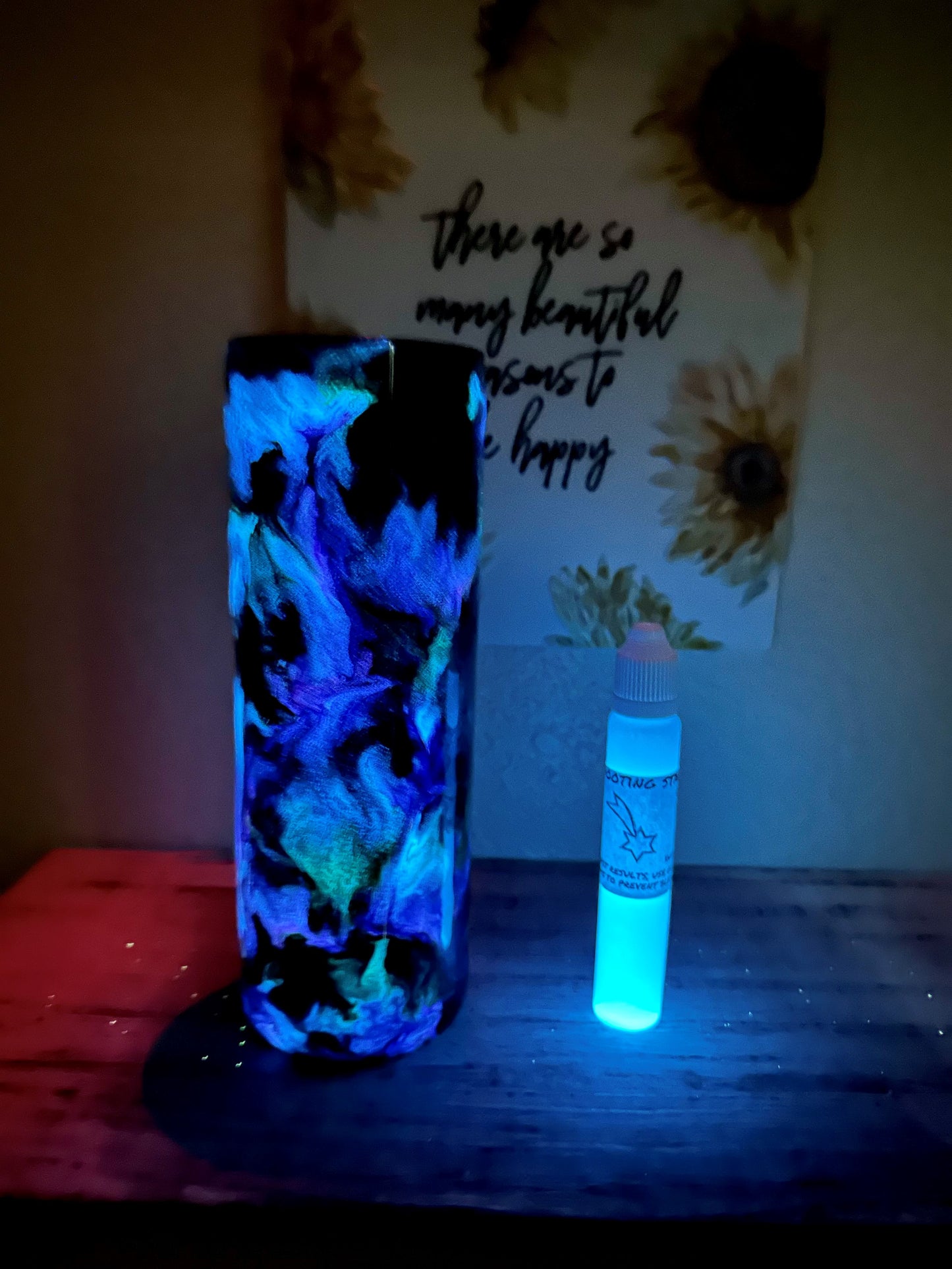 Shooting Stars GLOWING Exotic Color Shifting Top Coat