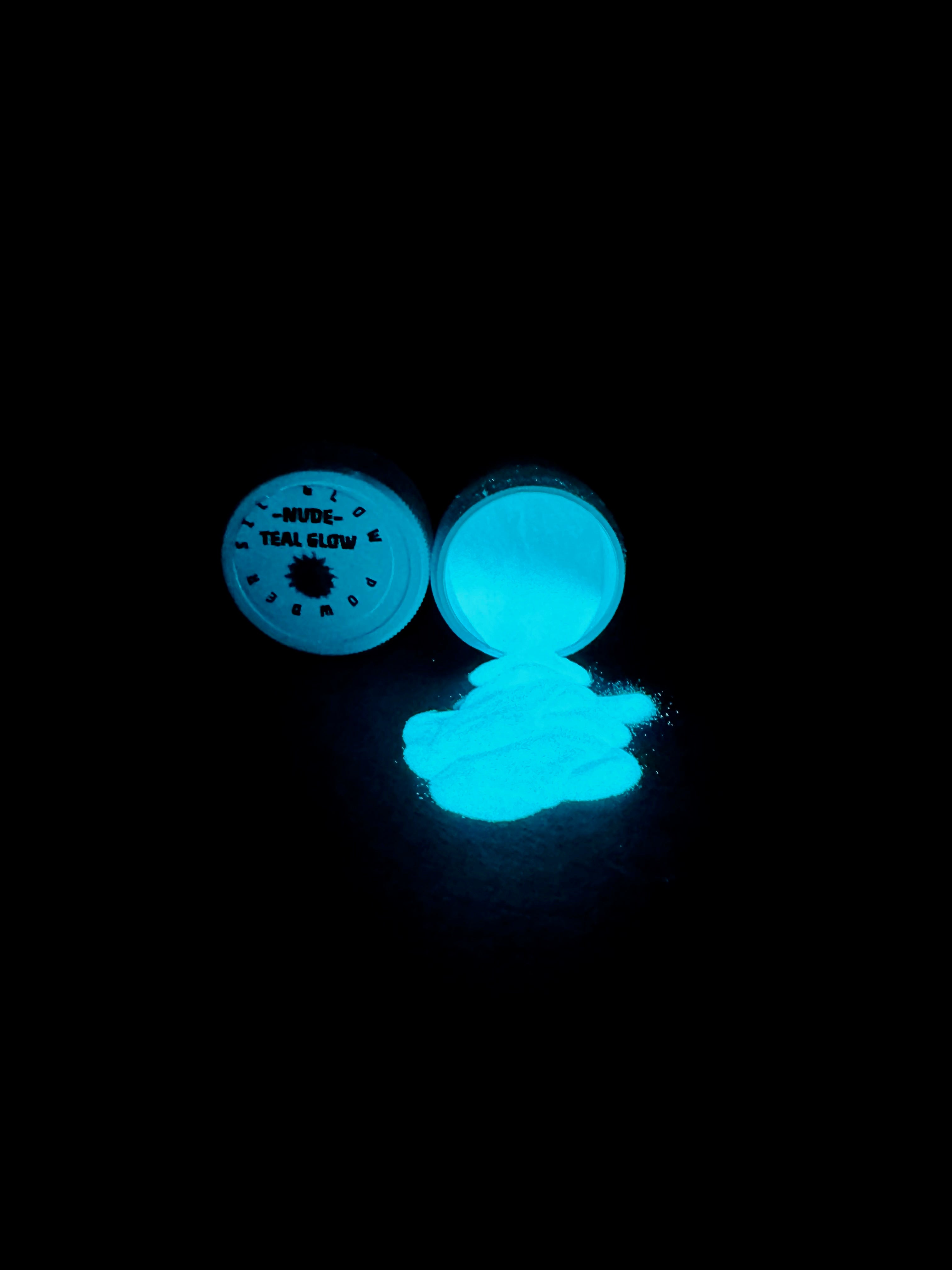 Glow Powder - Nude - Glow Teal