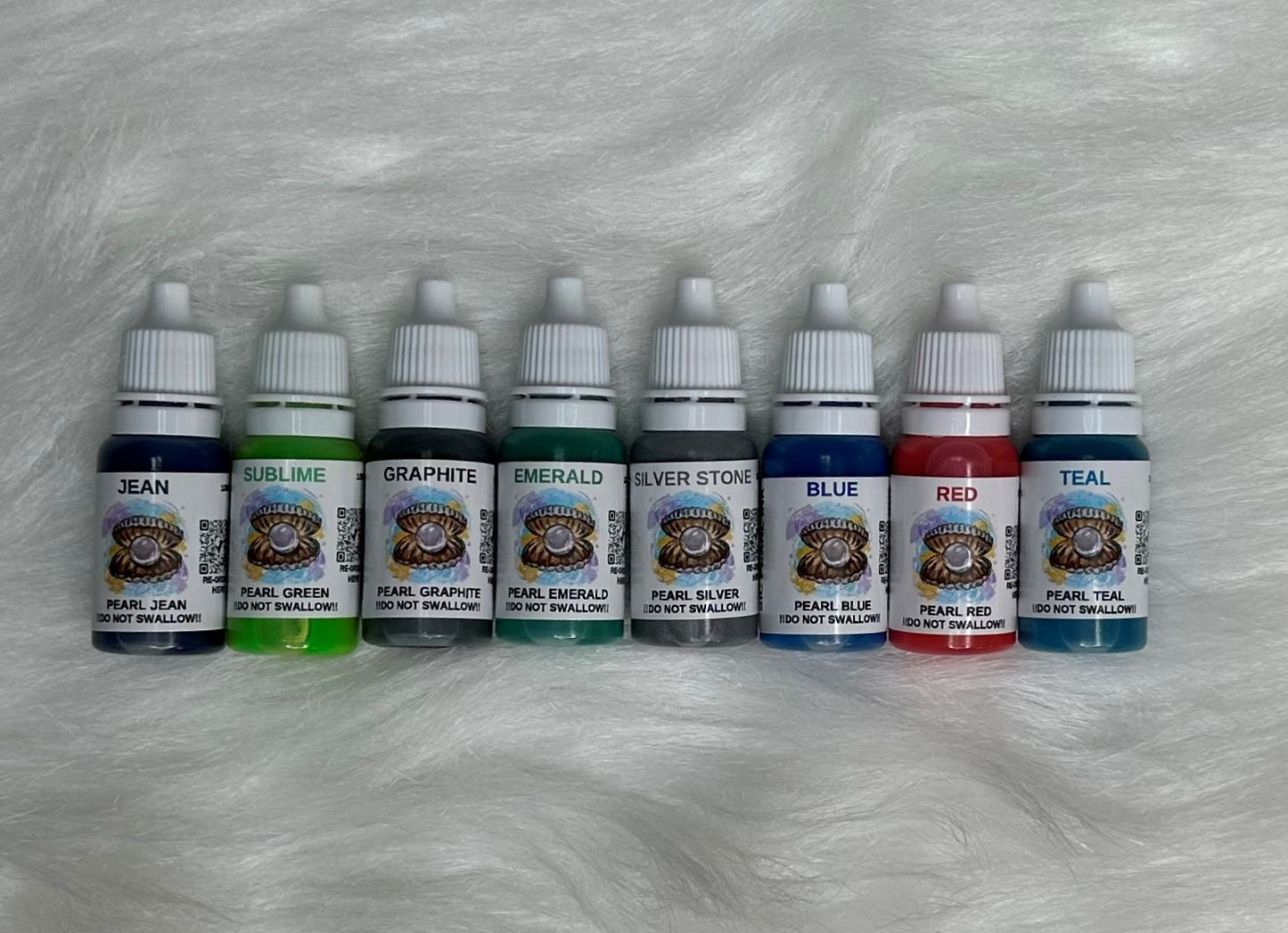 SIC Pearl Series Alcohol Inks 10 Pearlescent Colors (2 New Colors)