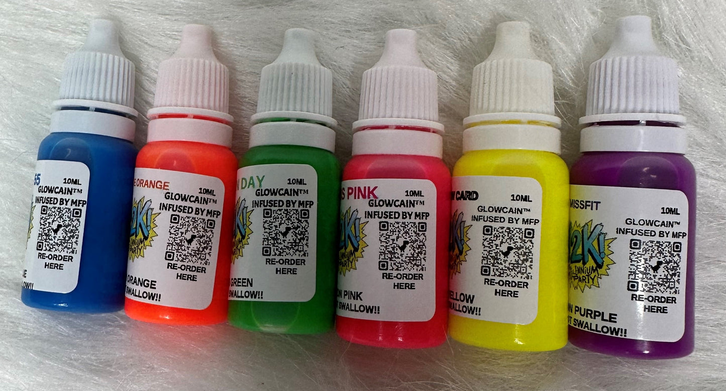 Y2K Neon Ink Collection! NOW INFUSED WITH GLOWCAIN™ BY MFP!