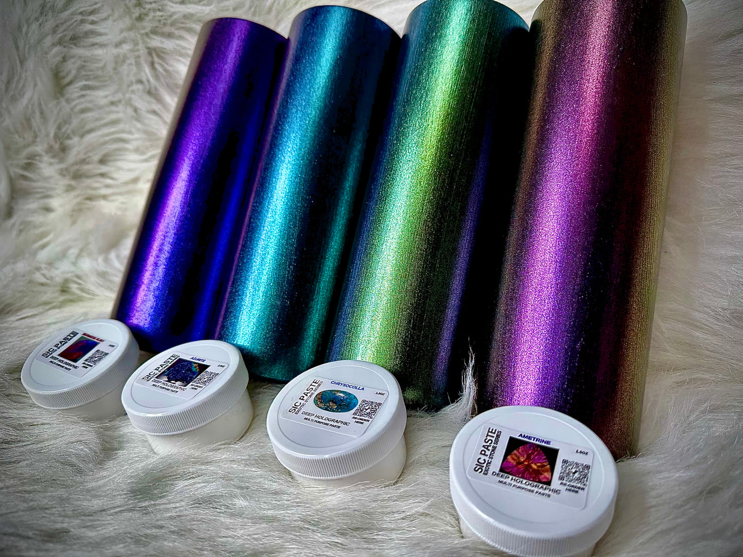 SIC PASTE™ "Exotic Gem Holographic" 6oz Total Base Enamel, Paint, and Coating